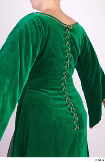  Photos Woman in Historical Dress 107 17th century green dress historical clothing upper body 0005.jpg
